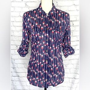 🥰😻Lilly Pulitzer Cruiser Camp Shirt in  Oh Buoy🛟🛟